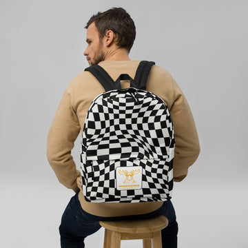 Seamoose Checkered backpack